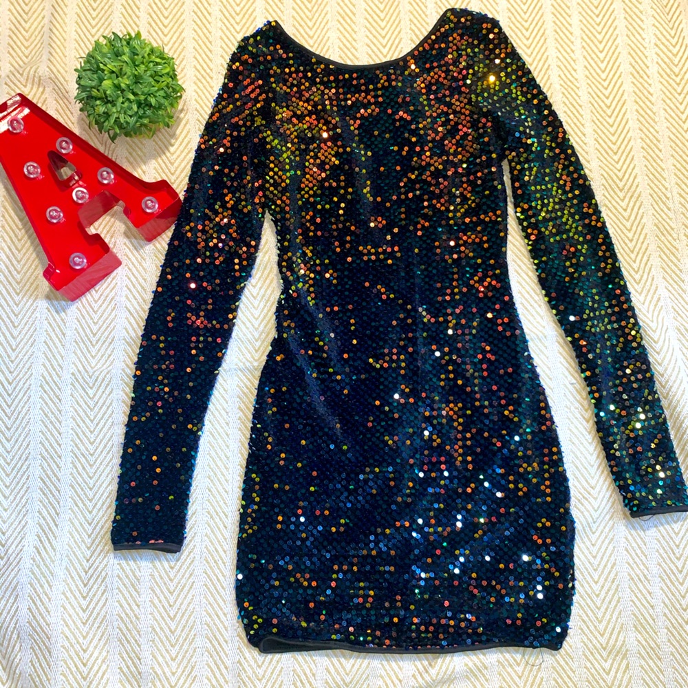 MultiColor Sequin Dress
